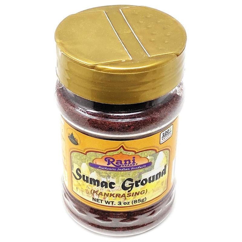 Rani Sumac (Sumak) Spice Ground Powder 3oz (85g) PET Jar