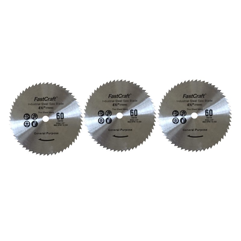 FastCraft 8pc 4.5" Mini Compact Saw Blades 4-1/2"- All Industrial