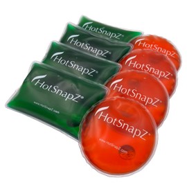 Hand Warmers - HotSnapZ Reusable Round & Pocket Warmers for Instant Heat