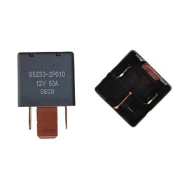 2pcs 95230-2P010 12VDC 50A 4Pins Automotive Power Relay Compatible with 39160-37110 897H-1AH-D-R1-12VDC 5M5T14B192EA 13742705
