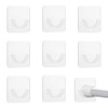 8 PCS Curtain Rod Holder Invisible Shower Rod Retainer No