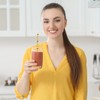 ALINK Biodegradable Bamboo Print Paper Drinking Straws for Drinks, Juices,