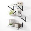Heimlove Deep Floating Shelves for Wall, 12 Inch Deep Floating