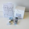 Picture Rail Hooks Silver Finish - 10 Pack - Picture