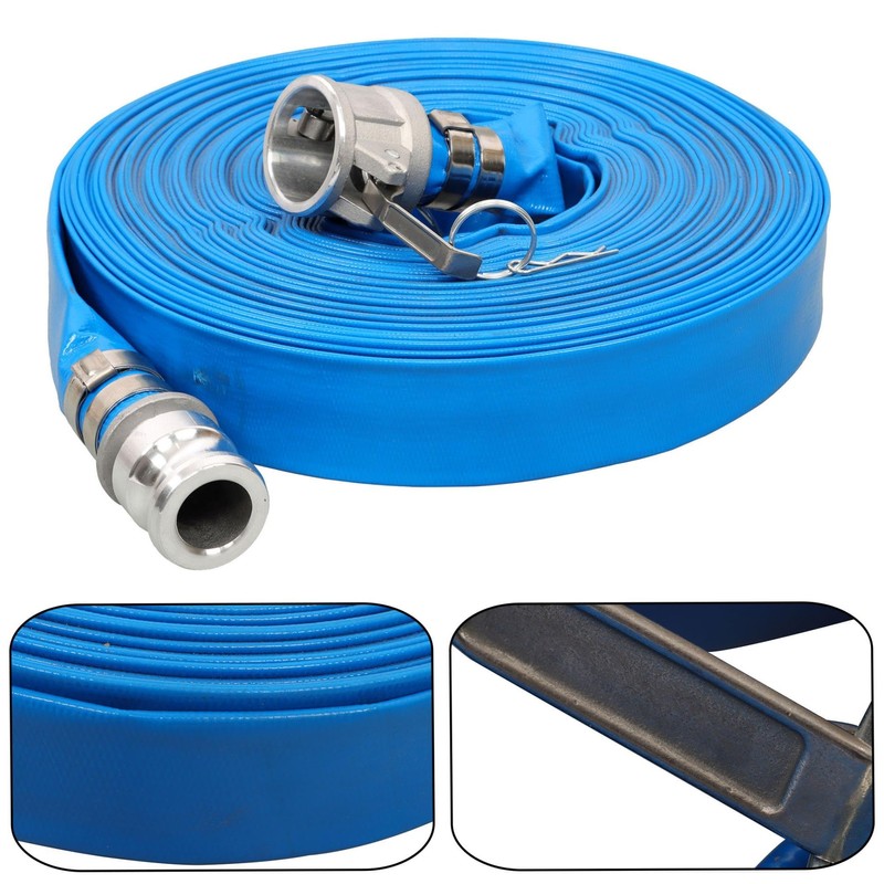 1-1/4 Inch * 100Ft Heavy Duty Pools Backwash Hose, Heavy