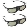 DLP Link 3D Glasses Rechargeable 144Hz Refresh Left Right Eye
