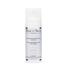 MARIE D ARGAN Crema Hidratante Facial De Noche Reestructurante 50ml, Regenera Y Reduce Arrugas, Nutre Piel Madura, Mixta O Seca, Con Argán, Borraja,  