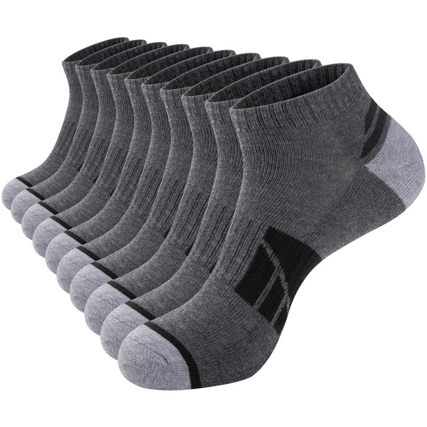 eallco 10 Pairs Mens Ankle Socks Low Cut Socks for