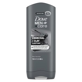 Dove Men+Care Elements Body Wash Charcoal+Clay 13.5 oz Effectively Washes Away Bacteria While Nourishing Your Skin