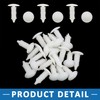 A ABSOPRO Car Clips Rivets 6.5mm Hole Dia Fastener Plastic
