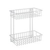WENKO 20633100 2-Tier Wall Rack Classic - fixing without drilling,