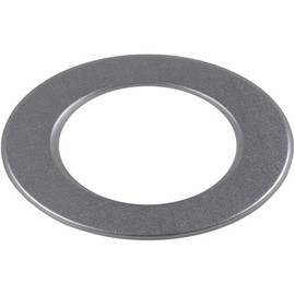 Kamino-Flam Ø 120 mm Rosette Collar, Hot-dip Aluminised (FAL) Steel Chimney Rosette, Stove Pipe Collar, Fireplace Rosette, Stove Pipe Trim Collar for Flue Opening, Grey