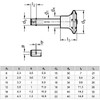 Ganter Normelemente | Plug pin with axial protection (locking pawl)