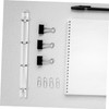 Lurrose Notebook Binder 3 Pieces A4 Folder Binder Mechanisms Book