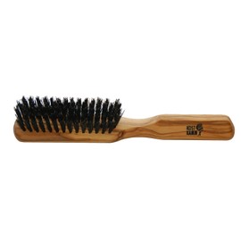Narrow Hair Brush Olive Wood, Kostkamm