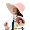 Rulala Fancy Sun Hat for Women Wide Brim Reversible Double-Sided