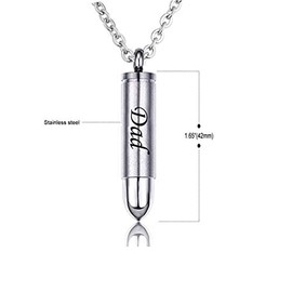 MEMORIALU Celtic Cross Bullet Urn Necklaces for Ashes Cremation Jewelry Stainless Steel Keepsake Memorial Pendant