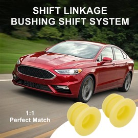 Shift Linkage Bushing Shift System Fault Fix Solution,2 Pack Shift Cable Bushing Compatible with 2013-2020 Ford Fushion,Lincoln MKZ Repair Kit,Yellow.