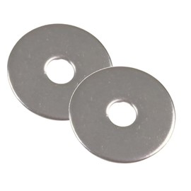 TERF® M10 (10mm) X 40mm X 1.5mm Stainless Steel A2 (304) Flat Repair Penny Mudguard Timber Fender Washer 10mm Hole (ID) X 40mm Outside Diameter X 1.5mm Thickness - Pack of 10