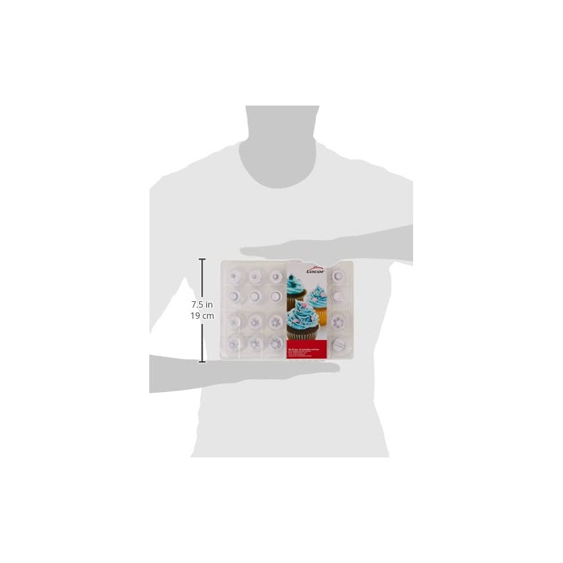 Lacor Acrylic Nozzles Set, White