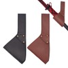 HOBBIESAY 2 Pieces Leather Sword Dagger Frog Leather Belt Sword