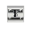 WENKO Power-Loc® Wandhaken Duo Laceno, Befestigen ohne Bohren, Kunststoff (ABS),