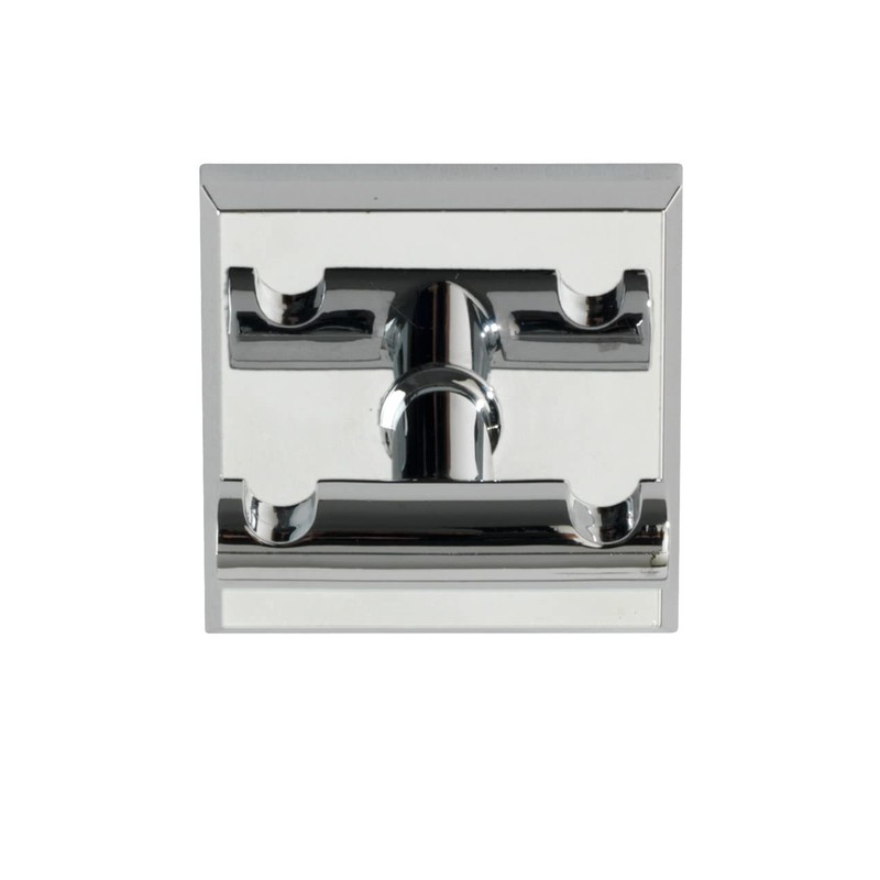 WENKO Power-Loc® Wandhaken Duo Laceno, Befestigen ohne Bohren, Kunststoff (ABS),