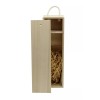 Creative Hobbies Wooden Wine, Liquor Bottle Box, Single Wine Bottle