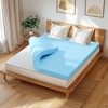 CHUN YI Memory Foam Mattress Topper, Gel Infused Bed Topper