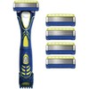 Schick Hydro 5 Groomer Razor Kit for Men, 4-In-1 Power