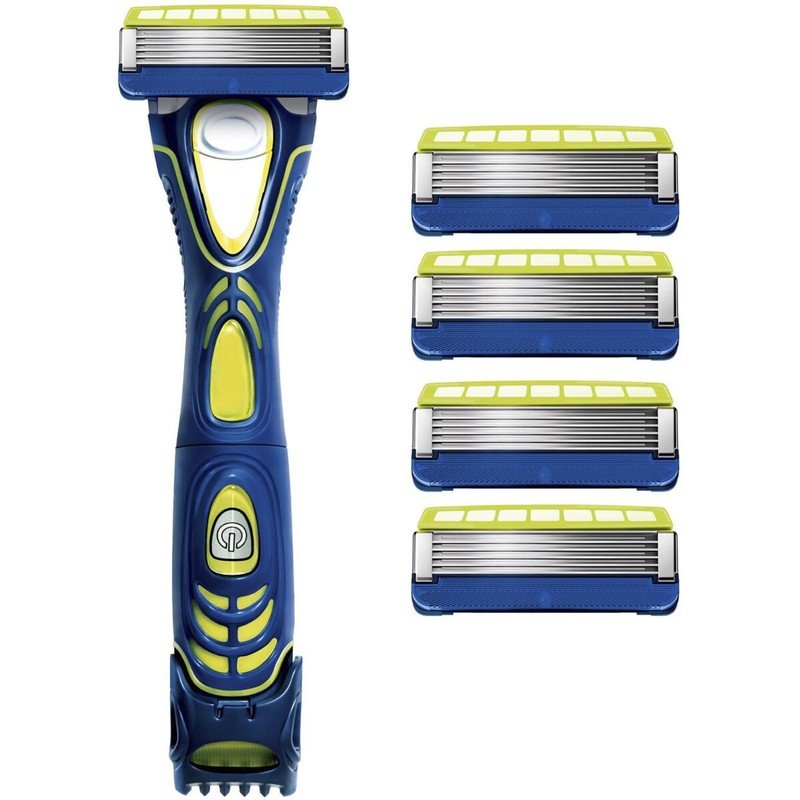 Schick Hydro 5 Groomer Razor Kit for Men, 4-In-1 Power