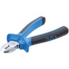 BGS 393 Swedish Diagonal Side Cutter, Silver/Black/Blue, 165 mm