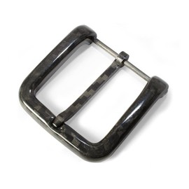Nickel Smart Carbon Fiber Dress Pin Buckle (1.25") | Metal-Free Belt Buckle