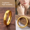 Gold Wedding Band Size 10 Anniversary Rings for Women