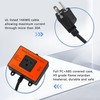 Automatic Vacuum Switch,220V Wireless Remote Control Dust Collector Starter Outlet