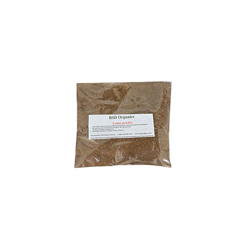 BSD Organics Lotus flower powder for Face, Skin, Hair care