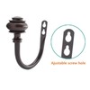 2 Pack Curtain Holdback Hooks, ULIFESTAR U-Shaped Hook Wall Mounted