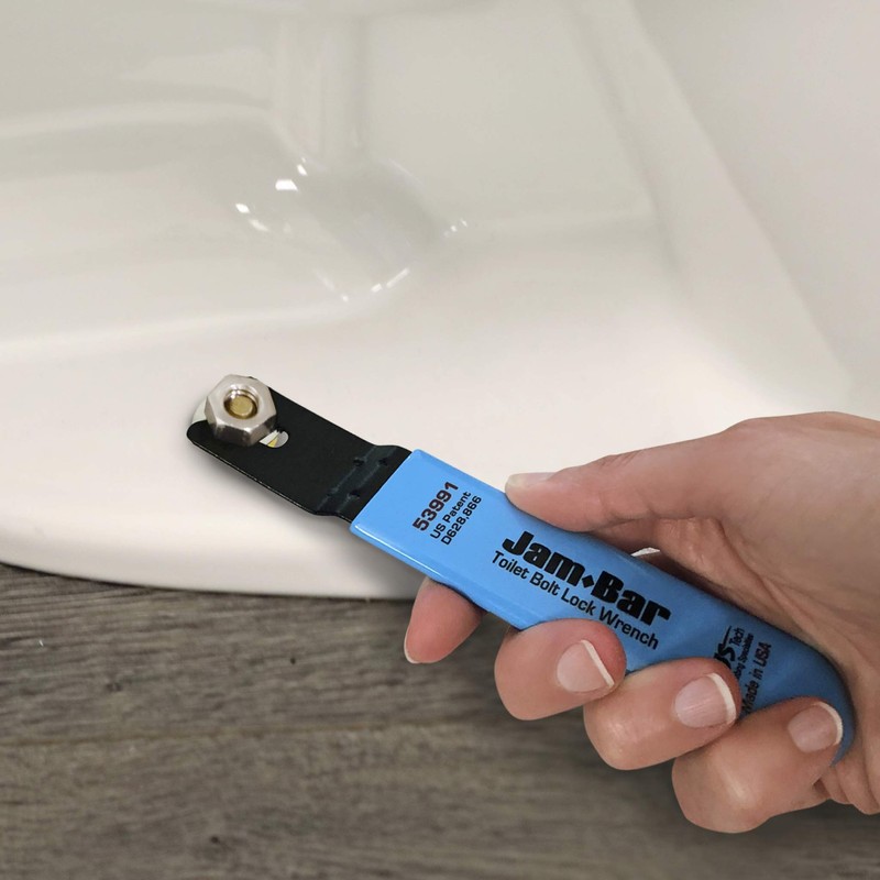 Fluidmaster 7110M-010-P8 Jam-Bar Toilet Tool, Blue
