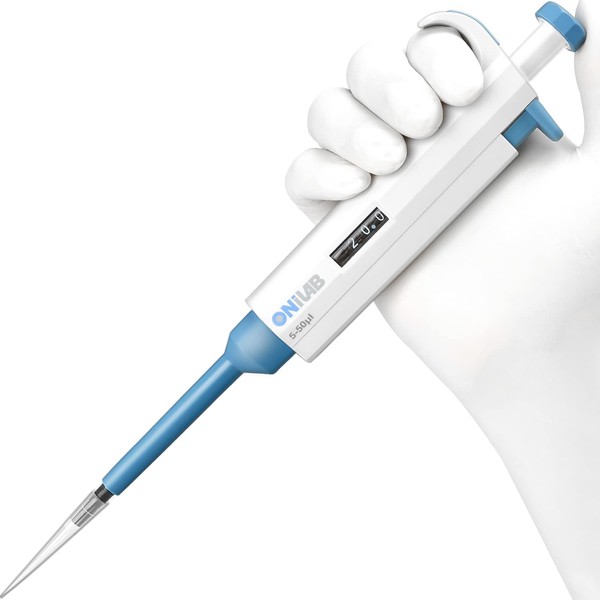 ONiLAB 5-50 μl Laboratory Single Channel Pipette Scientific Laboratory Micropipette