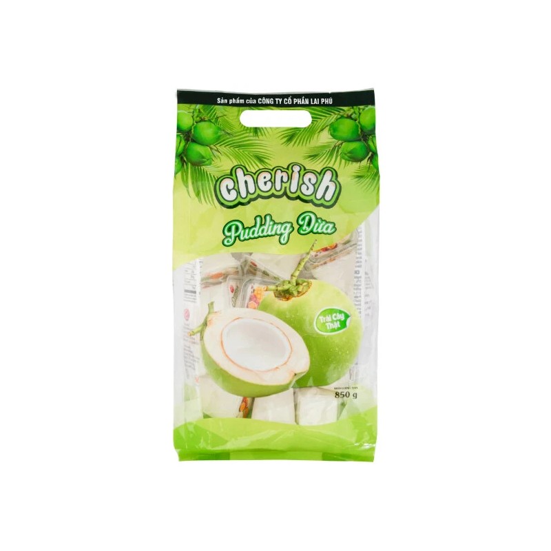 Lai Phu Cherish Pudding Coconut Mango Flavors Jelly Bag 405G