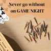 Solid H Cribbage Pegs - 24 Pieces Quality Metal Cribbage