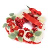 Artificial Heart Shaped Wreaths Wedding Wreaths Fake Flowers Decoration for
