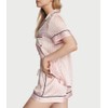 Victoria's Secret Satin Pajama Set, Short Sleeve Button Down &