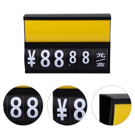 NUOBESTY 3pcs Erasable Price Tag Rack Display Holder for Supermarkets Label Stand for and Merchandise Signage Convenient and Practical Price Tag Display System