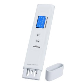 RYAKKA 6-in-1 Trinkwasser Tester mit Intelligente Wertung | TOC, COD, TDS, UV275, EC und Temperatur | Erkennt Bakterien und Pestizidrückstände | Perfekt für Familien oder Camping