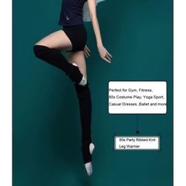 ericotry 1Pair Women Knitted Leg Warmers Leg Socks Boot Topper Socks for Ballet Yoga Dance