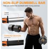 Adjustable Dumbbells Sets 60 LBS Free Weight Set with Connector,