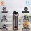 Lexlion Tea Infuser Water Bottle 22 Oz – Triple Wall