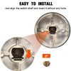 Set of 6 Metal Gas Hob Knobs 6mm Universal for