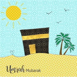 Umrah Mubarak - Islamic card